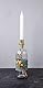 Rayher Flaschenkerzenhalter für Stabkerzen, 2 Stück, Metallkerzenhalter gold, Gesamthöhe 5 cm, Innendurchmesser 22 mm, Kerzenhalter für Flaschen, 46694616