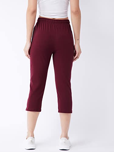 Image of Modeve Women Solid Cotton Blend Capri for summer|| Summer Wear