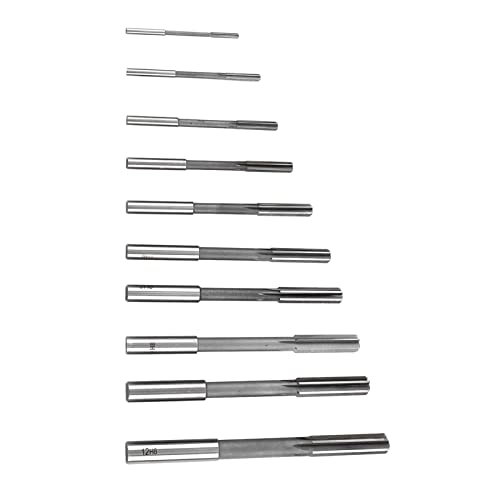 10pcs HSS H8 Straight Shank Chucking Machine Reamer 3/4/5/6/7/8/9/10/11/12mm
