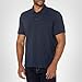 Vince Mens Classic Slub Polo Shirt, Coastal Blue, Large US
