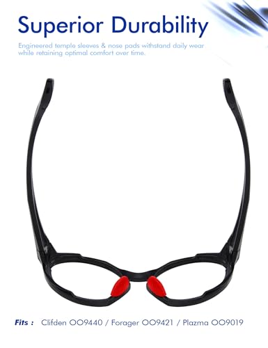 Image of SAUCER Replacement Nose Pieces Pads for Oakley Forager OO9421 Sunglasses