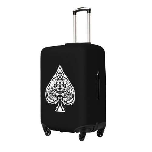 Poker Ace of Spades Travel Luggage Cover Suitable for 18-32 Inch luggage2