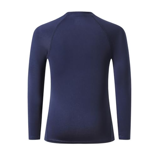 HYCOPROT Boys Youth Compression Shirt Kids Long Sleeve Undershirt Athletic Quick Dry Baselayer for Football Baseball2