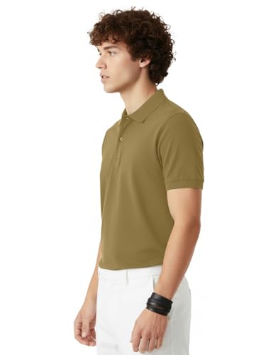 Image of LEOTUDE Men's Matty Regular Fit Polo T-Shirt for Man