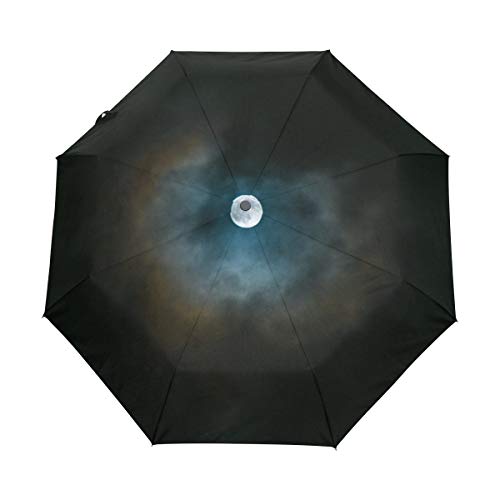 MONTOJ FAJRO Field Scout Soldier 3-Fach Falt-Reise-Regenschirm, Winddicht, automatischer Regenschirm für Regen, Outdoor/Damen/Herren