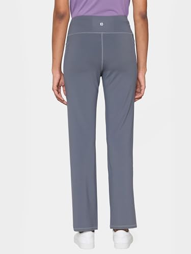 Image of Enamor High Rise Full Length Pull on Boot Cut Active Pant for Women - Relaxed Fit, Quick Dry, Antimicrobial - A402