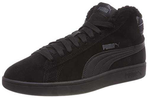 Preisvergleich Produktbild PUMA Unisex Smash v2 Mid WTR Sneaker, Black Black, 45 EU