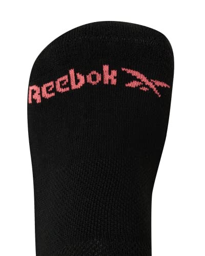Image of Reebok Womens Low Cut Socks 6 Pack Cushioned Athletic Performance Socks | Breathable, Moisture-Wicking Fabric with Arch Support, a Comfort Toe Seam and Flexible Stretch Fit