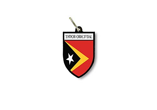 Porte cles clefs cle Drapeau Collection Ville Blason Timor Oriental