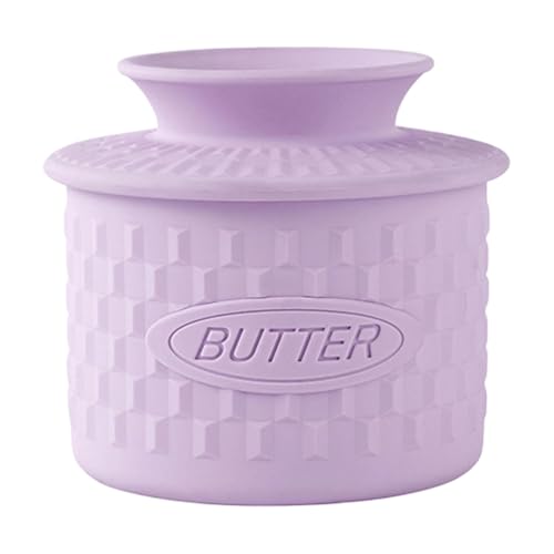 Beurrier en porcelaine - Passe au réfrigérateur - Récipient de style français avec fermeture...