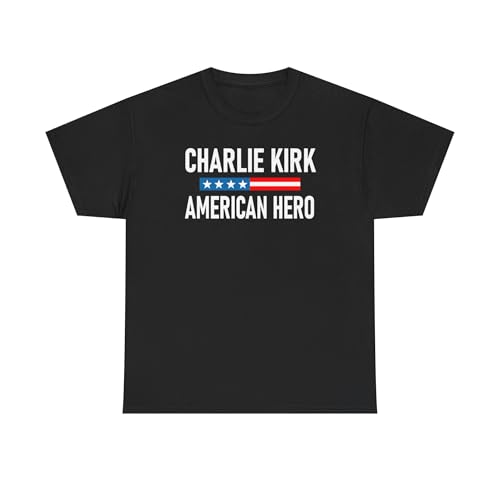 Charlie Kirk Hero Shirt American Icon Stand with TPUSA Memory Tshirt