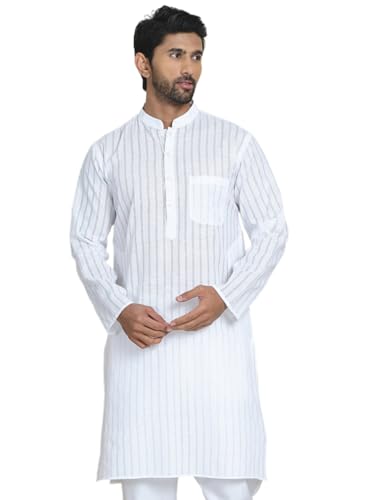 Image of Jompers Men's Cotton Striped Kurtas