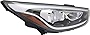 Evan-Fischer Headlight Compatible with HYUNDAI TUCSON 2014-2015 RH Passenger Side Assembly Halogen
