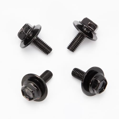 Image of 4PCS 12mm Top Front Skid Plate Bolts and Gasket Fit for Tacoma 4Runner FJ Cruiser Tundra Land Cruiser Sequoia 2013 2014 2015 2016 2017 2018 2019 2020