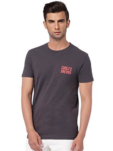 Image of Jack & Jones Men's Cotton Printed Slim Fit T-Shirt