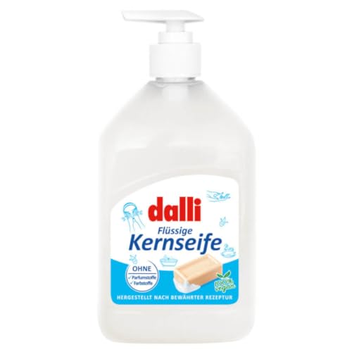 Dalli Flüssige Kernseife, 3x 500 ml parfümfrei seife Haut Pflegend universal (3er-Pack)