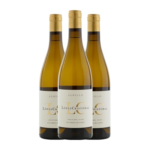 López Cristóbal Albillo: Vino Blanco Ribera del Duero – Caja de 3 Botellas 75 cl López Cristóbal Albillo: Vino Blanco Ribera del Duero – Caja de 3 Botellas 75 cl