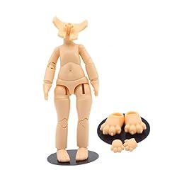 niannyyhouse DOD - Muñeco con cordón elástico de 1...: 1. El paquete incluye: cuerpo + soporte facial + 1 par de manos + accesorios 2. Material: PVC, altura: 10,5 cm. 3. No hay necesidad de abrir el pecho, hay una tarjeta para el cuello; 1/12 BJD y otras muñecas están envueltas en barro para los ojos en ...