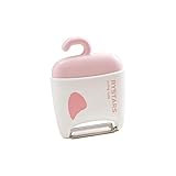 Gemüseschäler Vielseitiger Multifunktionsschaber Kartoffelschäler Spargelschäler Klingen für Gurken Karotten Birnen Haushalt Kochen Outdoor Unterwegs Camping (1, Rosa Schäler)