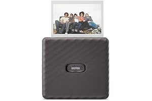 Fujifilm Instax Link Wide Smartphone Printer in Mocha Gray: Print Vibrant Wide Instax Photos Instantly
