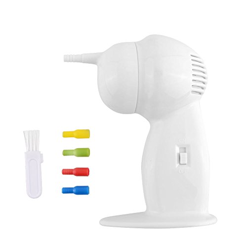 Electric Cordless Vacuum Ear Cleaner Ear Wax Safe Remover Removal Cleaning Easy Painless Tool