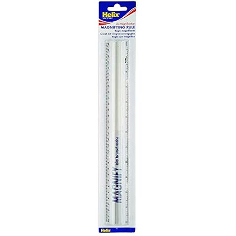 Helix L30 300mm Clear Magnifying Ruler Cover