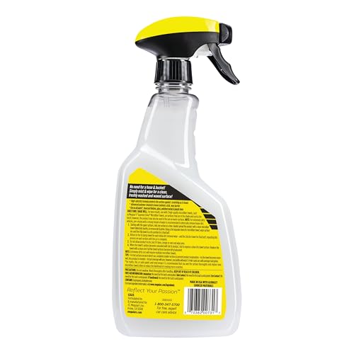 Meguiar's Ultimate Wash & Wax Anywhere - Trockenwäsche & Wachsspray - Autoreinigung - Autowaschen ohne Wasser - Glatte Schutzschicht - Kratzfreie Formel für mehr Glanz, 768ml, G3626EU