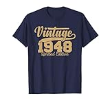 Photo Gallery vintage 76th birthday decorations men funny 1948 76 birthday maglietta Photo Gallery vintage 76th birthday decorations men funny 1948 76 birthday maglietta