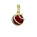 Produktbild NKlaus Sphäre Kugel Kettenanhänger 333 Gold gelbgold Zirkonia Granat 9mm Damen Anhänger 7781
