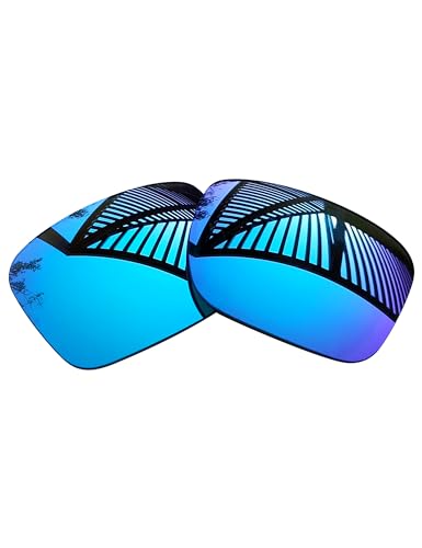 Image of 4 Pairs Replacement Lenses for Oakley Jupiter Squared OO9135 Sunglasses - Solid Black+Titanium+Ice Blue+Fire Red
