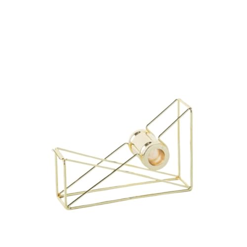 金属テープディスペンサー、卓上テープカッター、事務用品、ビジネステーブルの装飾、商業店、スーパーマーケットのオフィス、学校の工芸品のギフト (ゴールデン)