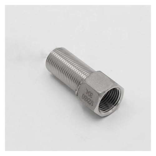 Conector de instalación de tuberías 1/2 BSP alargador de acero inoxidable 304 pack de 24 unidades 4