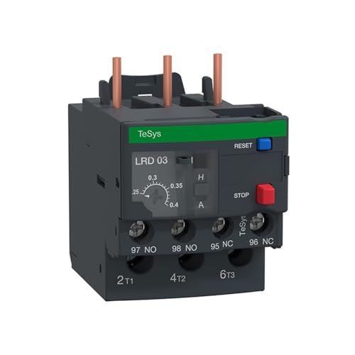 Relais de surcharge thermique LRD LRD036 pour protection moteur triphasé