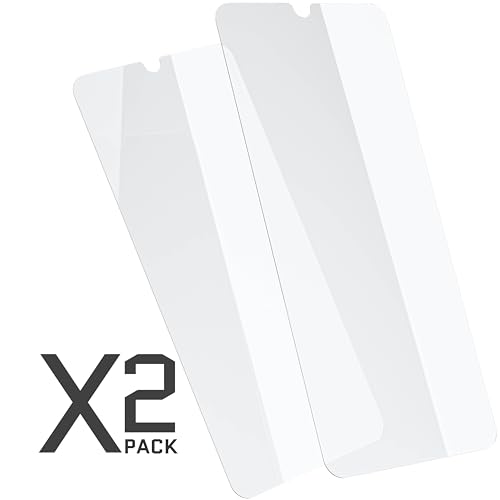 Image of Ghostek 2 Pack Screen Protector for Galaxy A35 / A55, Full Coverage Tempered Glass Film, 9H Hardness, Easy Installation, Case Friendly Protector for Samsung Galaxy A35 / Galaxy A55 (6.6-Inch, Clear)