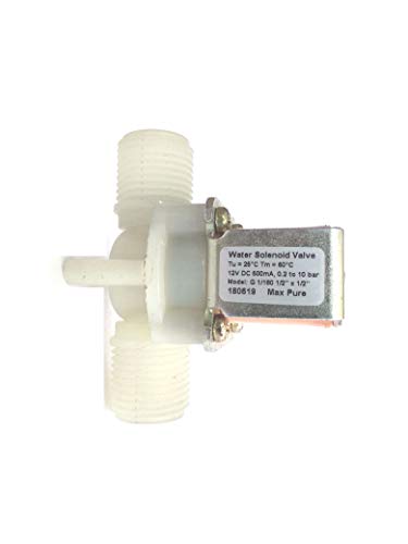 Image of PARIJATA Industrial Water Solenoid Valve 12V DC 500mA (1 /2 inchX1 /2 inch) for Commercial Water Purifier - 1 Pcs