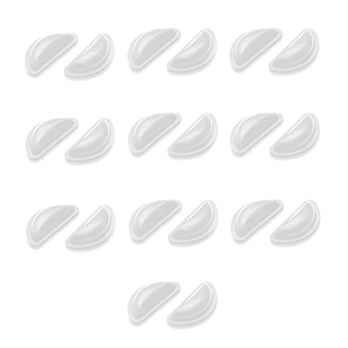 Plaquettes de Nez de Coussin Gonflable Coussinets de Nez Adhésifs pour Lunettes Coussinets de Nez Antidérapants Coussinets de Nez de Chambre à Air (10 Paires)(B) Cover