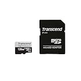 Transcend 高耐久 microSDカード 128GB UHS-I U1 Class10 ドライブレコーダー セキュリティカメラ用 SDカード変換アダプタ付 TS128GUSD350V