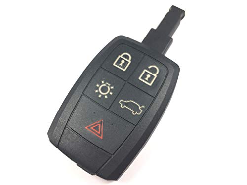 Automobile Locksmith - Carcasa para Llave de Coche Volvo C70 C30 V40 V50 (Incluye Mando a Distancia)