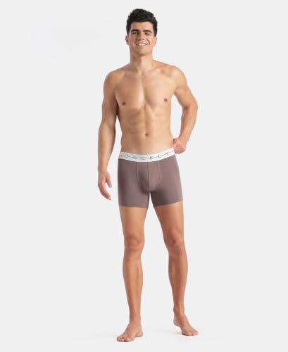 Image of Jockey NY16 Men's Super Combed Cotton Elastane Stretch Solid Trunk with Ultrasoft Waistband (Colors & Prints May Vary)