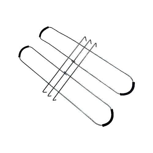 Menolana Tombstone Hugger Flower Saddle Cemetery Saddles Galvanized Wire Metal Stable Decorations Graves Saddle for Cemetery Outdoor Wedding Patio image 1