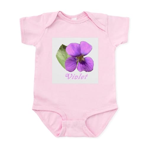 CafePress Violet Infant Bodysuit Cute Infant Bodysuit Baby Romper