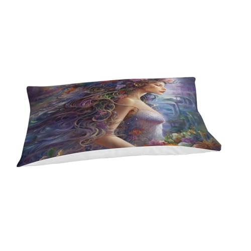 Housse de couette papillon 3D 135x200 parure de lit microfibre avec taie d'oreiller