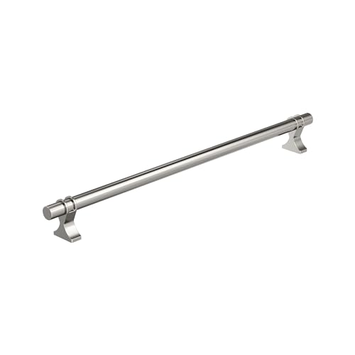 Image of Amerock Davenport 18 inch (457mm) Center-to-Center Polished Nickel Appliance Pull, BP36699PN
