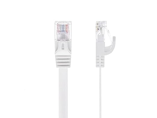 Patch Ethernet Cat6 UTP Plano Monoprice 5 Pies 1.52m Blanco miniatura 2