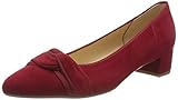 schuhe pumps beige Obermaterial: Wildleder Gabor Shoes Damen Fashion Pumps, Rot (Rubin 15), 38 EU