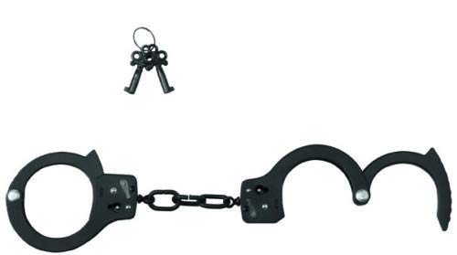 Black Single Lock Hot Handcuffs