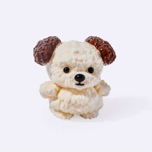 Puppy Taba Squishy for Adults – Stress Relief, Soft Silicone Squeeze for Women, Men, Adults (Mini Plush Puppy)
