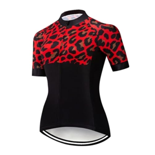 Maillot de cyclisme femme manches courtes à poches pour vos randonnées estivales