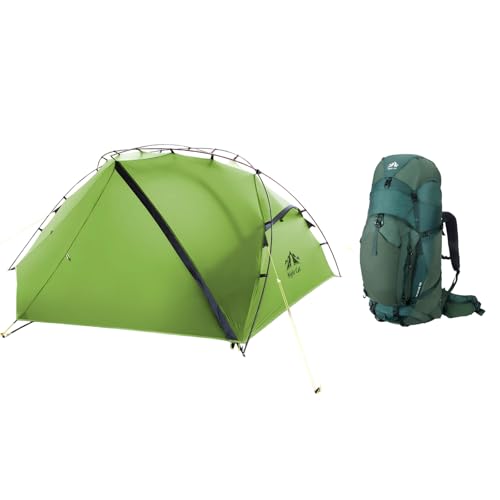 Tente Ultra Légère 1 Personne Sac à Dos Randonnée 100L Trekking Camping Bivouac