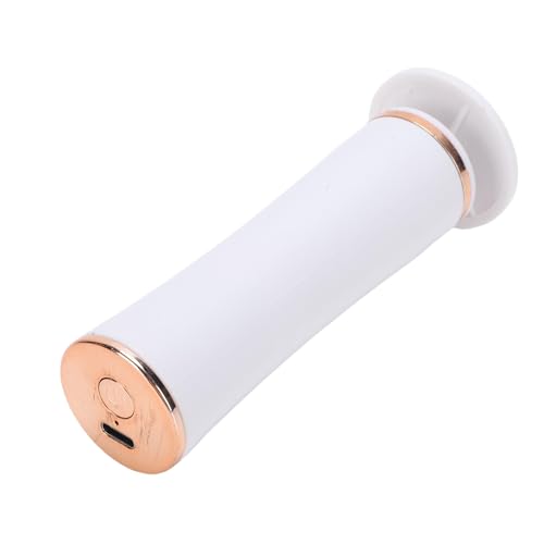 LUCKDANO Lima Eléctrica para Pies, Removedor de Callos, Herramienta de Pedicura para Eliminar la Piel Muerta con 2 Configuraciones de Velocidad, Agarre Cómodo, Batería Recargable (WHITE)